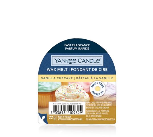 Yankee Candle Wax Melt wosk zapachowy Vanilla Cupcake (22 g)