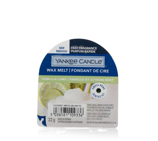 Yankee Candle Wax Melt wosk zapachowy Vanilla Lime (22 g)