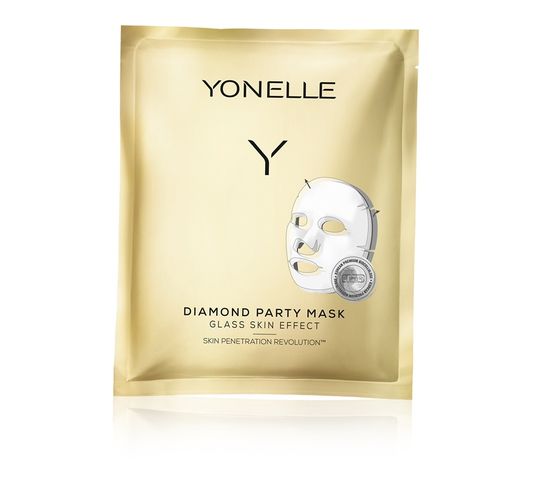 Yonelle Diamond Party Mask – diamentowa maska bankietowa (3 szt.)