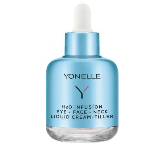 Yonelle H2O Infusion Eye Face Neck Liquid Cream Filler – krem przeciwzmarszczkowy pod oczy, na twarz i szyję (50 ml)