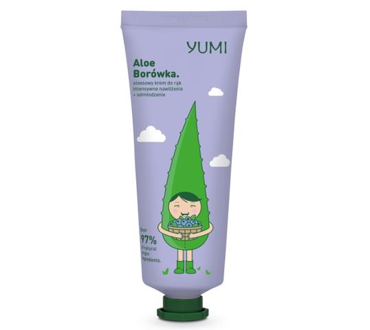 Yumi Aloe Borówka aloesowy krem do rąk (75 ml)