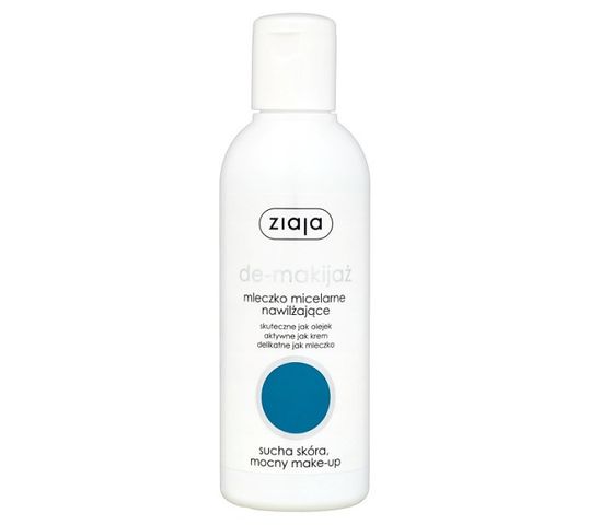 Ziaja De Makijaż nawilżające mleczko micelarne do demakijażu 200ml