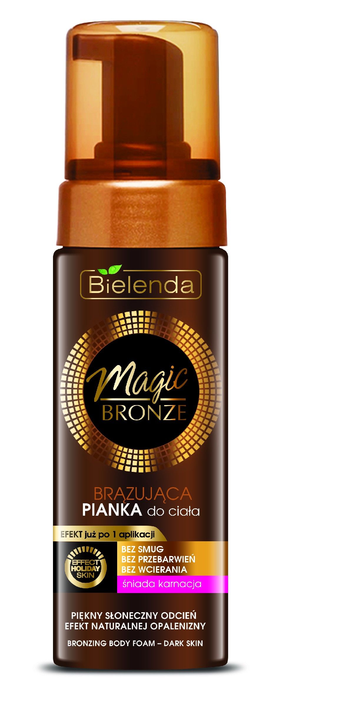 Bielenda Magic Bronze Brązująca Pianka Do Ciała śniada Karnacja 150 Ml 